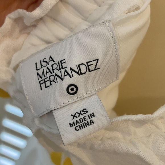 Lisa Marie Fernandez for Target white dress XXS - Picture 4 of 4